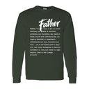 I AM HIM — Father Definition | White Ink | Long Sleeve Tee | Definitions of HIM Collection