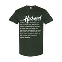 I AM HIM — Husband Definition | White Ink | T-Shirt | Definitions of HIM Collection