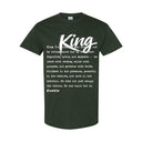 I AM HIM — King Definition | White Ink | T-Shirt | Definitions of HIM Collection