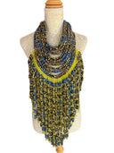 Frema Kandy Wrapped Ankara Fabric Neckpiece