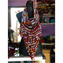 Frema Kandy Wrapped Ankara Fabric Neckpiece