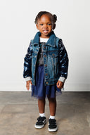 HAMPTON Girls Sequin Denim Jacket