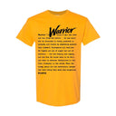 I AM HIM — Warrior Definition | Black Ink | T-Shirt | Definitions of HIM Collection