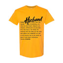 I AM HIM — Husband Definition | Black Ink | T-Shirt | Definitions of HIM Collection