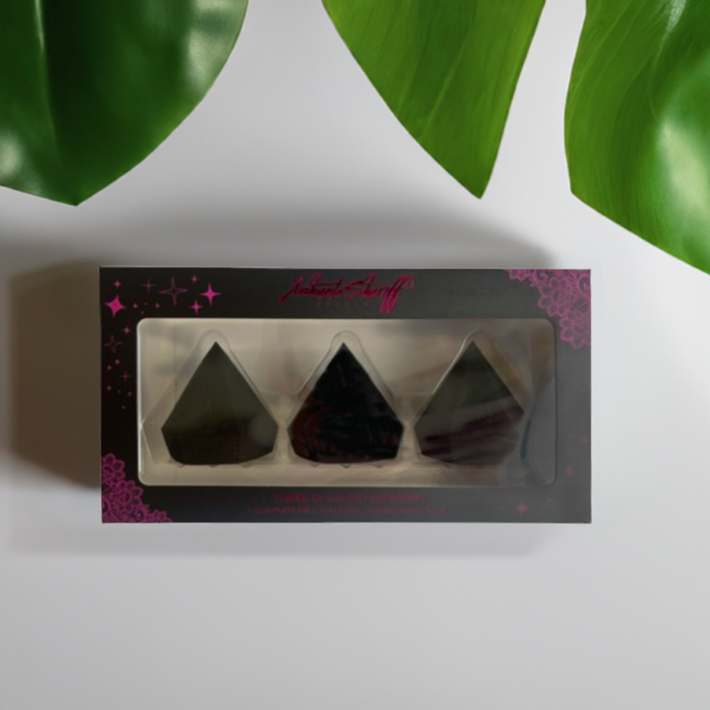 Ashunta Sheriff Beauty Diamond Sponge 3 pc set