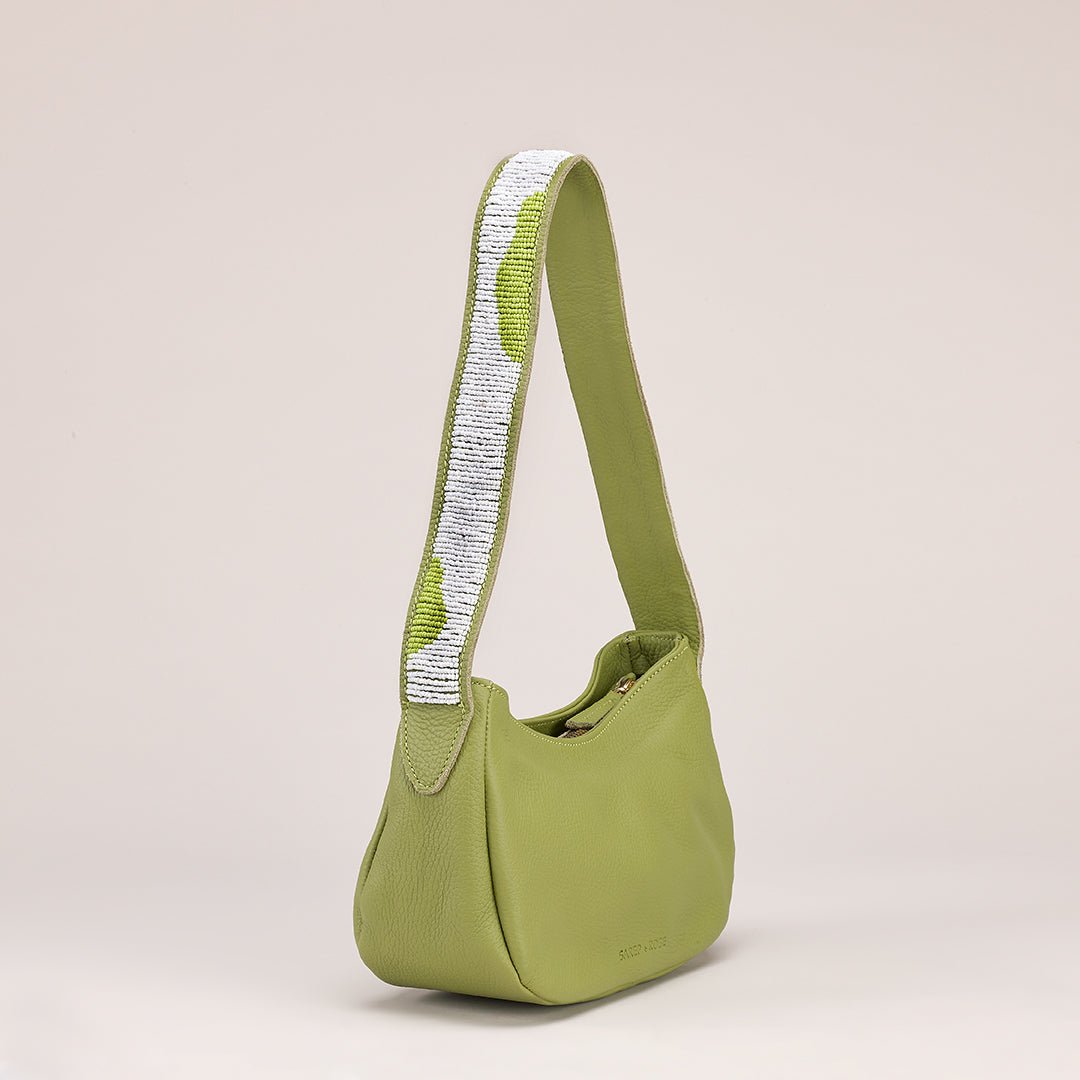 Hand-Beaded Shoulder Bag