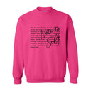 Note To Self Crewneck – Sacred Reminders. Everyday Wear.