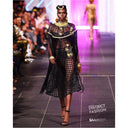 Queen Ankara Laced /Laticed Long Fringe Cape