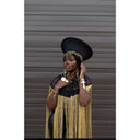Queen Ankara Laced /Laticed Long Fringe Cape