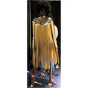 Queen Ankara Laced /Laticed Long Fringe Cape