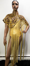 Makeda, Queen of Sheba Royal Fringe Cape/Cover-up