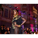 Queen Ankara Laced /Laticed Long Fringe Cape