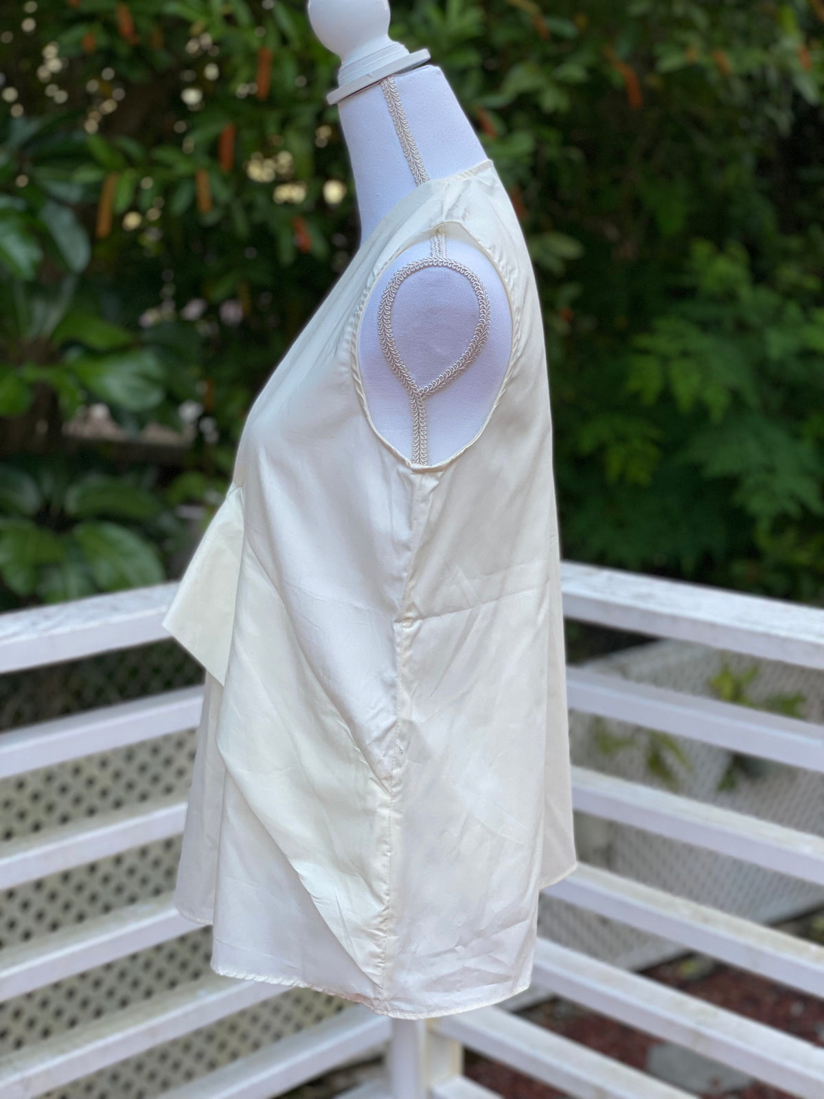 Cora Spearman Hawaii WOMENS Cream Asymmetrical Top 