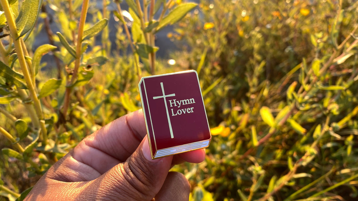 Church Hymn Lover Enamel Pin