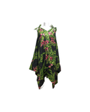 Cora Spearman Hawaii WOMENS Black Ginger Handkerchief Dress