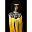 Queen Ankara Laced /Laticed Long Fringe Cape