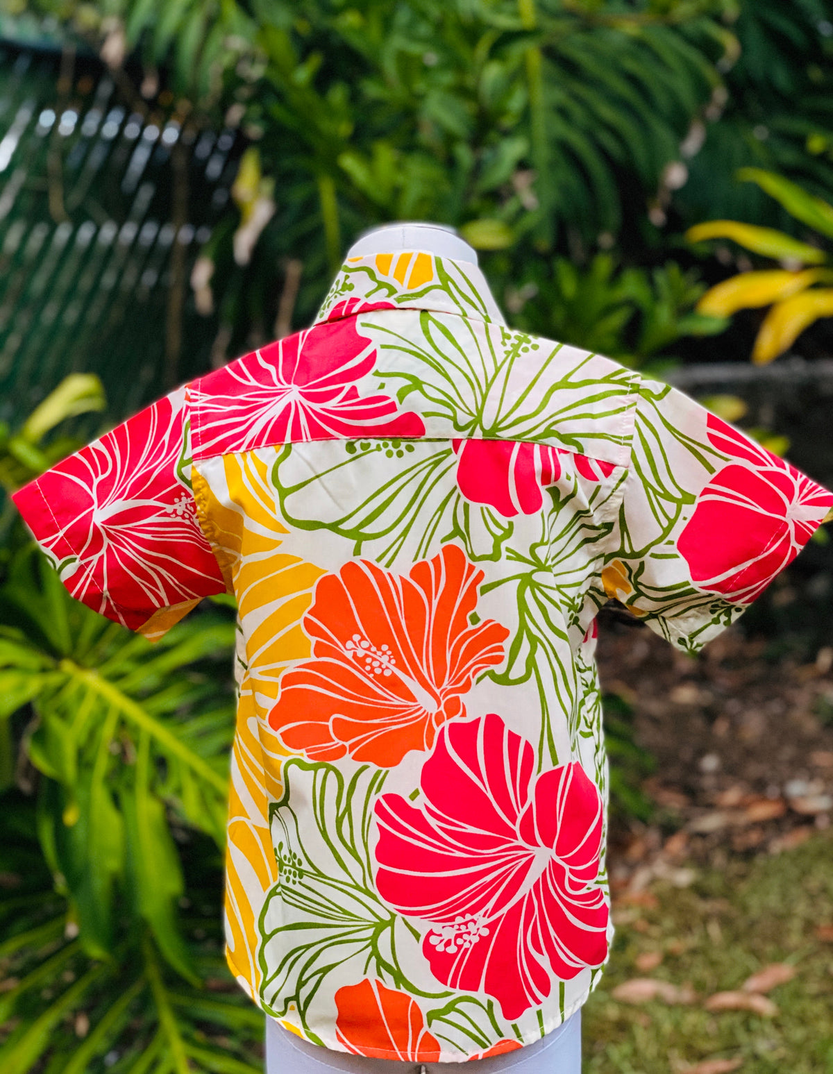 Coradorables BOYS Groovy Hibiscus S/S "Kalani" Aloha Shirt