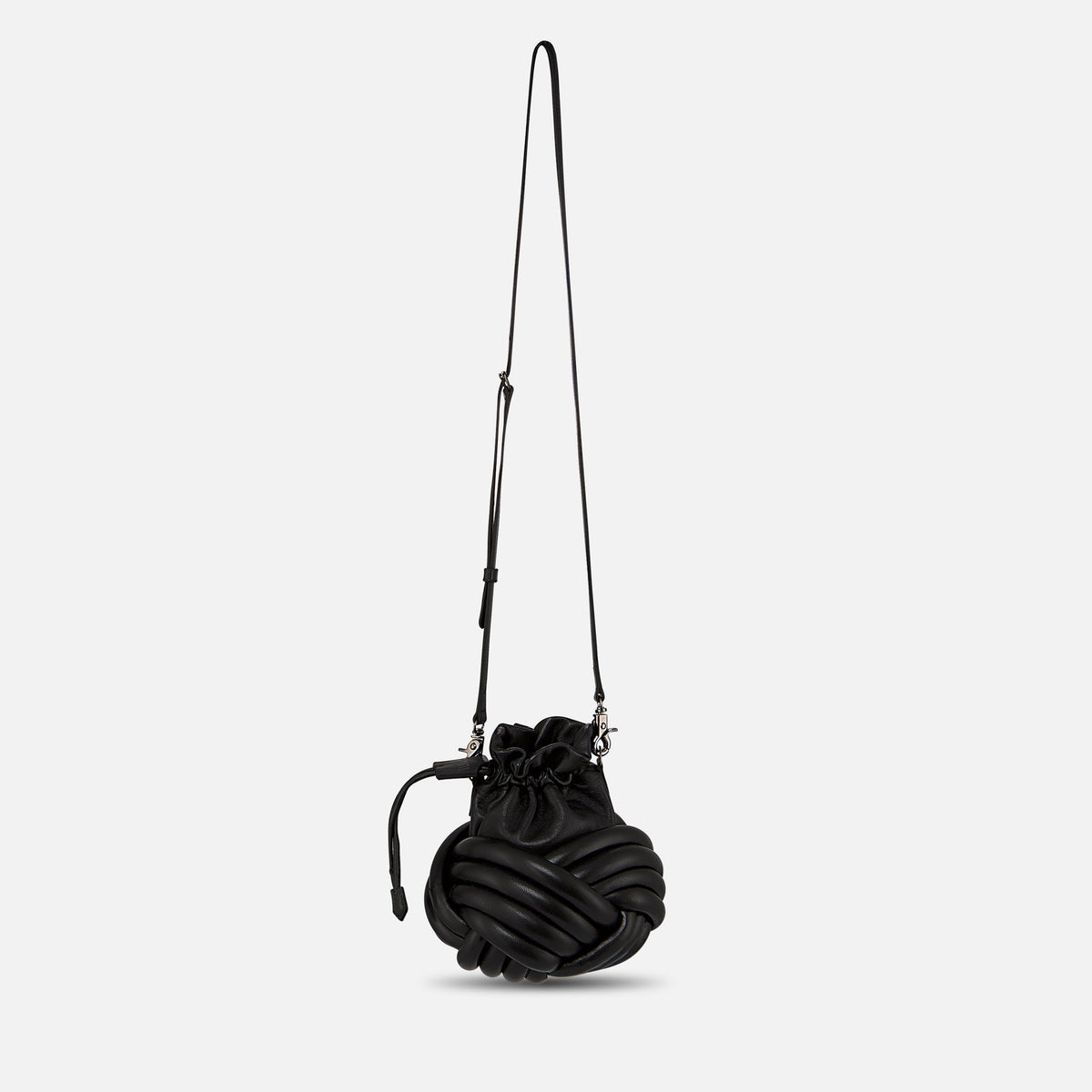 Knurly Drawstring Bag 18 M - Black