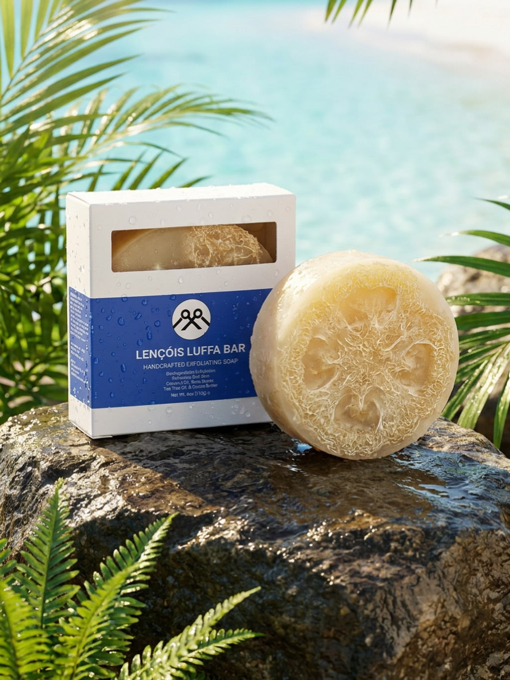 LENÇÓIS Exfoliating Luffa Body Bar