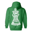 I AM HIM — King's Gambit | White Ink | Pullover Hoodie | King Collection