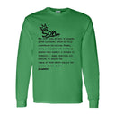 I AM HIM — Son Definition | Black Ink | Long Sleeve Tee | Legacy Collection