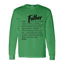 I AM HIM — Father Definition | Black Ink | Long Sleeve Tee | Definitions of HIM Collection