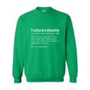 Unf*ckwithable Crewneck | Defined by Peace