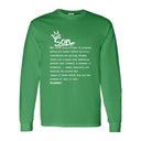 I AM HIM — Son Definition | White Ink | Long Sleeve Tee | Legacy Collection
