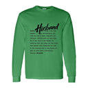 I AM HIM — Husband Definition | Black Ink | Long Sleeve Tee | Definitions of HIM Collection