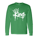 I AM HIM — King Sovereign | White Ink | Long Sleeve Tee | King Collection