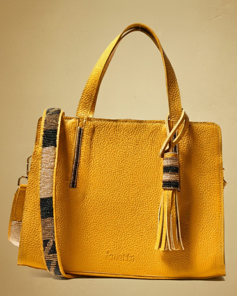 Kate Beaded Leather Bag