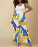 Kelemi Crepe Wide Leg Pants