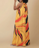 Kelemi Halter Maxi Dress