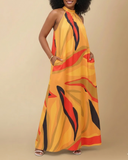 Kelemi Halter Maxi Dress