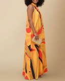 Kelemi Halter Maxi Dress