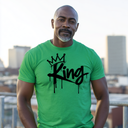I AM HIM — King Anointed | Black Ink | T-Shirt | King Collection