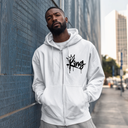 I AM HIM — King Anointed | Black Ink | Zip Hoodie | King Collection
