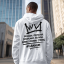 I AM HIM — King Anointed | Black Ink | Zip Hoodie | King Collection