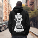 I AM HIM — King's Gambit | White Ink | Pullover Hoodie | King Collection