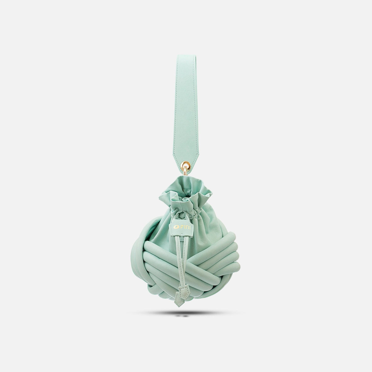Knurly Drawstring Bag 18 M - Mint
