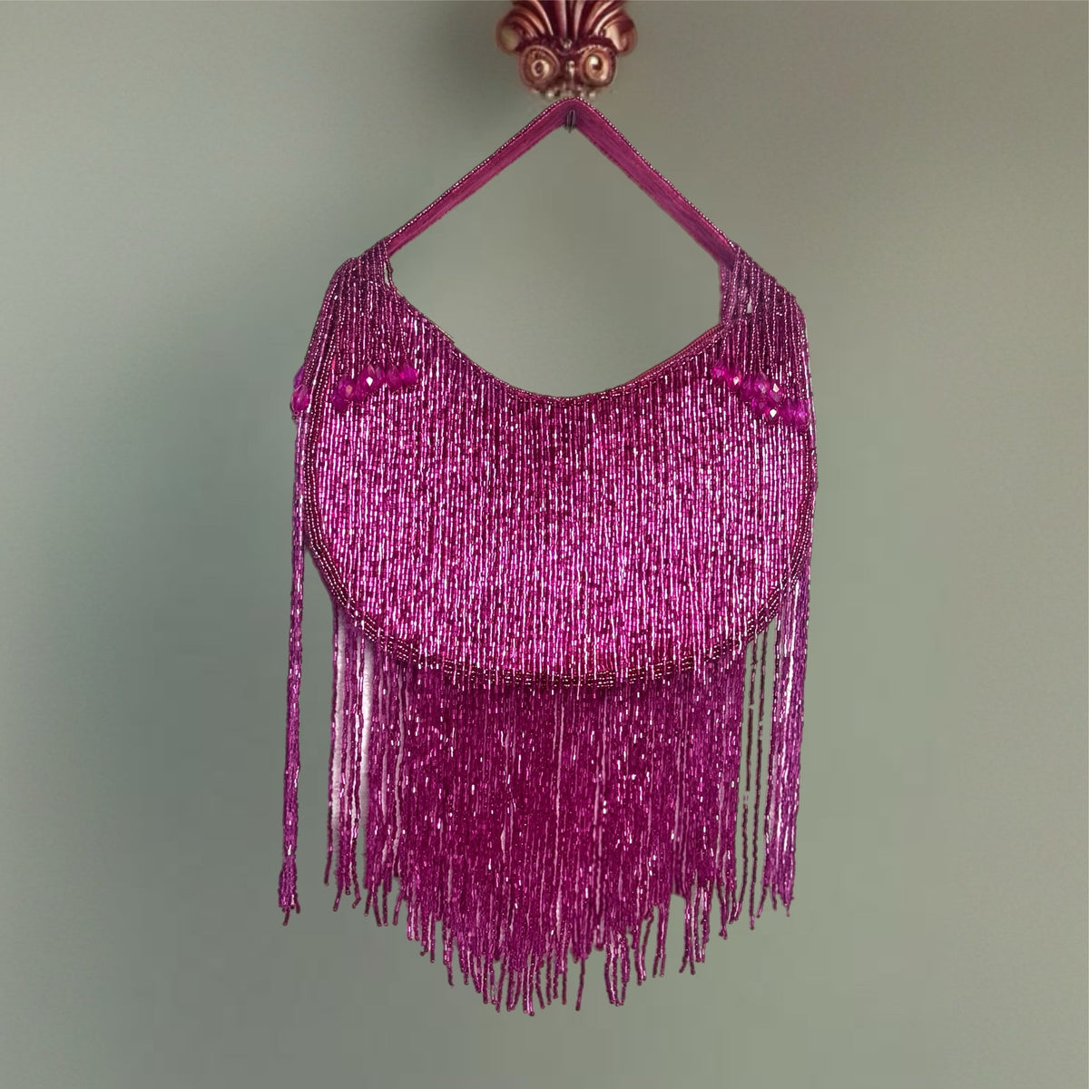 Kosua Beaded Tassel Bag