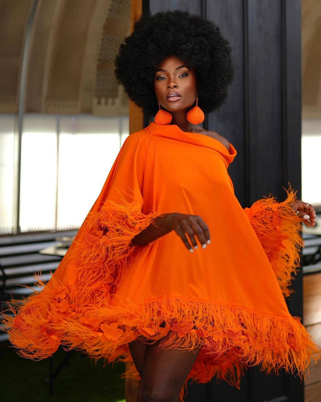 Kubwa Woven basket Drop Earrings