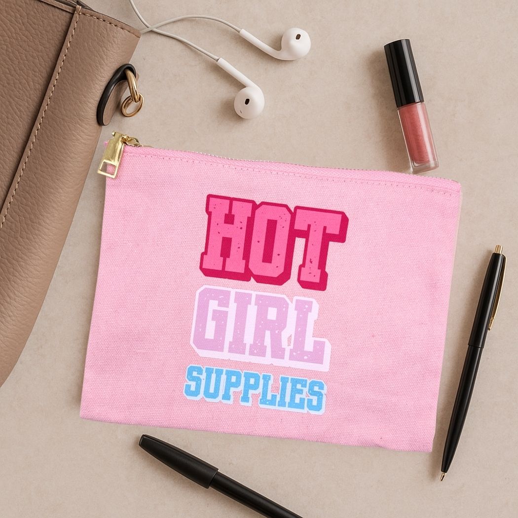 Hot Girl Supplies Makeup Pouch