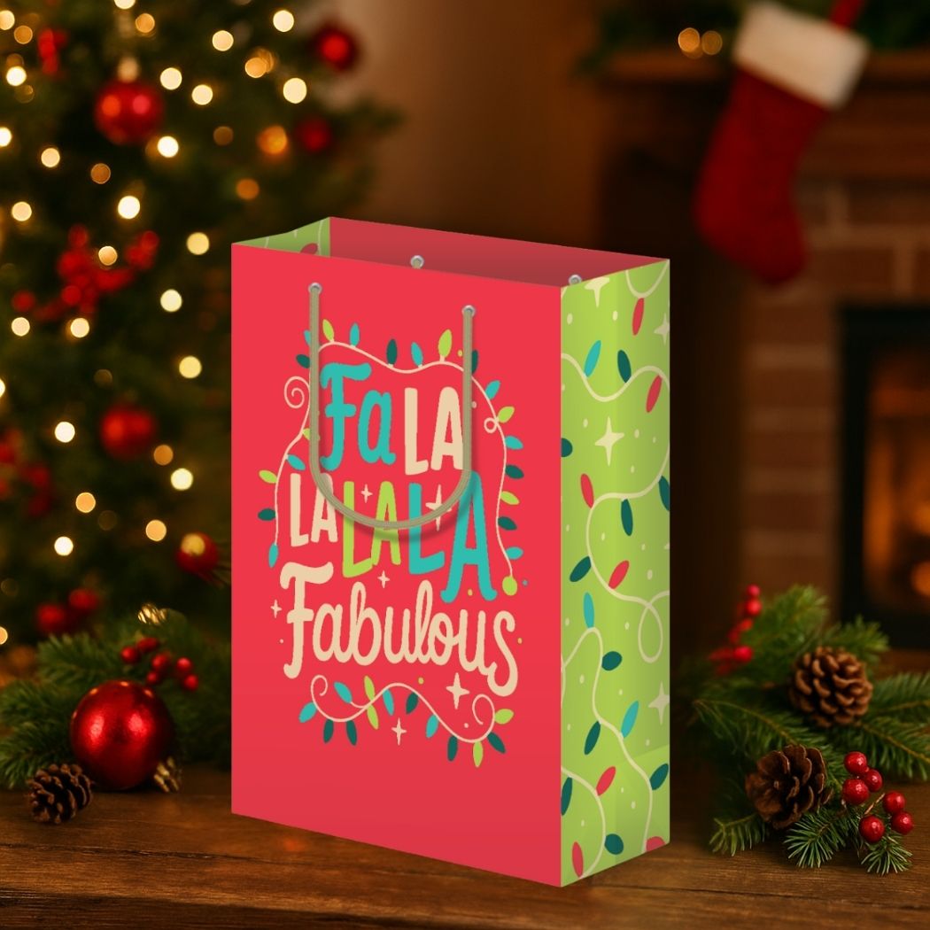 Fa La Fabulous Christmas Gift Bag