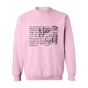 Note To Self Crewneck – Sacred Reminders. Everyday Wear.