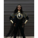 Makeda, Queen of Sheba Royal Fringe Cape/Cover-up