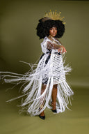 Makeda, Queen of Sheba Royal Fringe Cape/Cover-up