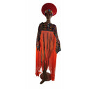 Makeda, Queen of Sheba Royal Fringe Cape/Cover-up