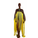 Makeda, Queen of Sheba Royal Fringe Cape/Cover-up