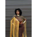 Makeda, Queen of Sheba Royal Fringe Cape/Cover-up